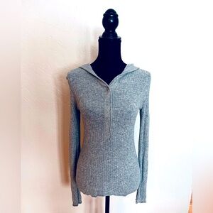Old Navy angora wool hooded sweater